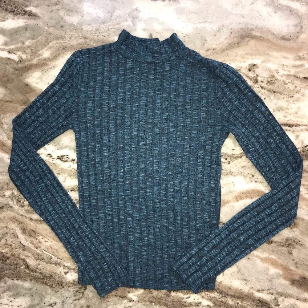 Aeropostale Mock neck stripe long sleeve